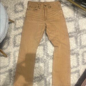 Ralph Lauren Tan Straight-Leg Jeans